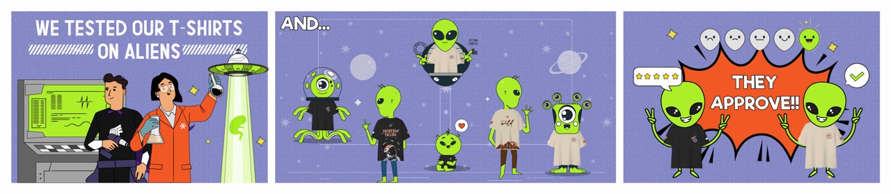 Zostel T-shirt comic